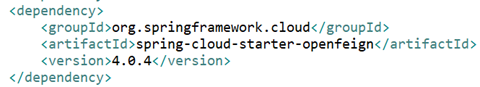 Dependencyfor Feign Client