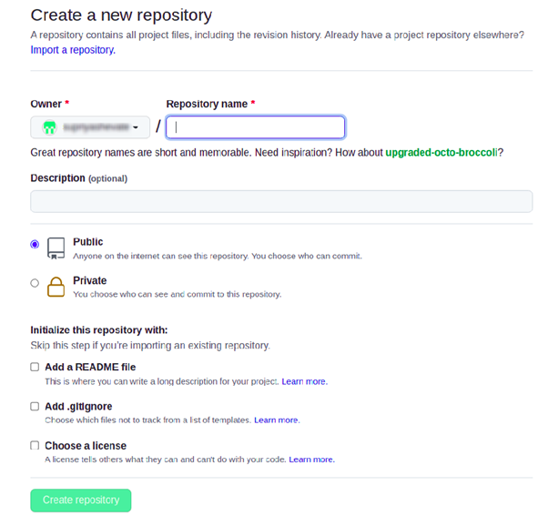 Create a new Helm repository with GitHub