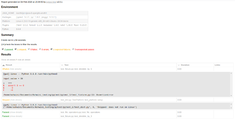 Parallel test execution with pytest logfile