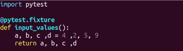 conftest.py file