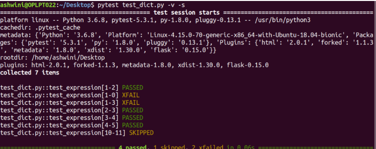 Skip/Xfail with parametrize test case output