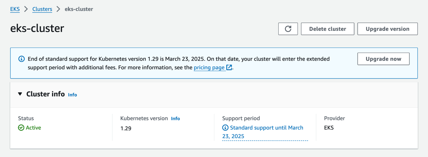 deploy EKS cluster in AWS Cloud with 1.29 version by Terraform