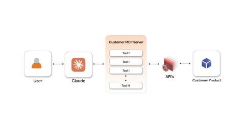 Development of MCP server with automated MCP tool generation and LLM integration 